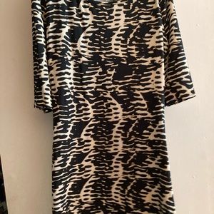 Ethnic Print Sheath Dress